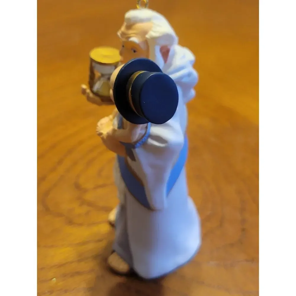 Vtg Hallmark Keepsake Father Time 1999‎ Welcome 2000 Holiday Christmas Ornament